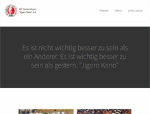 Tablet Screenshot of judo-stotternheim.de